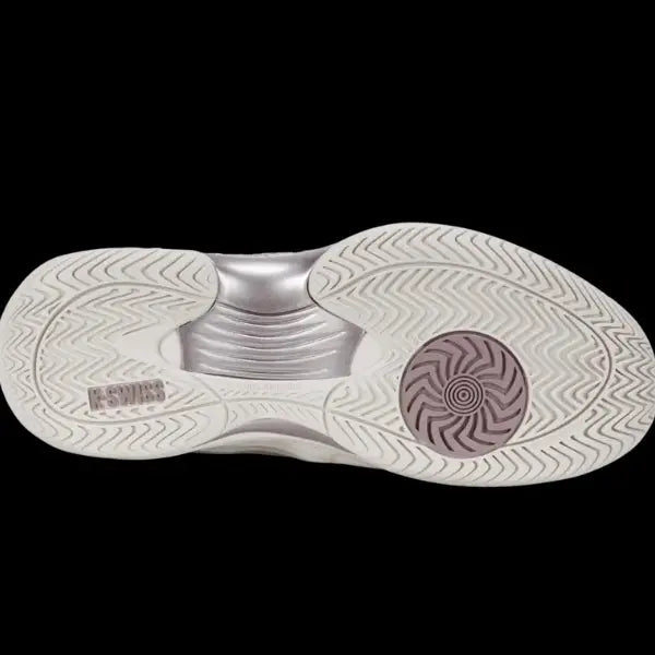 KSwiss Women's Tennis Shoes Hypercourt Express 3 - All Court - Blanc de Blanc/Rose Gold