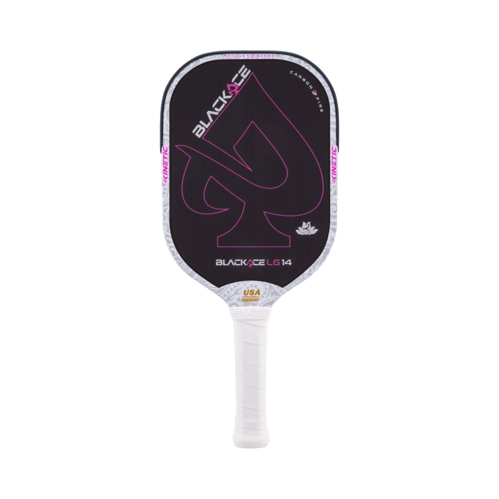 Pro Kennex Pickleball Paddel Kinetic Black Ace Lg 14 - White (225g)