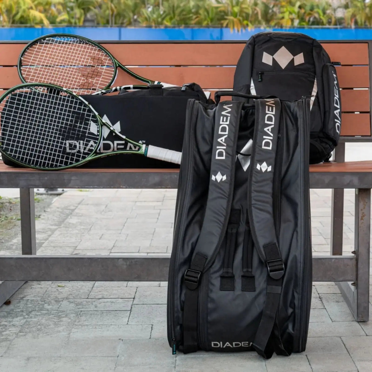 Diadem Tennis Bag Tour V3 12 Racquets - Black