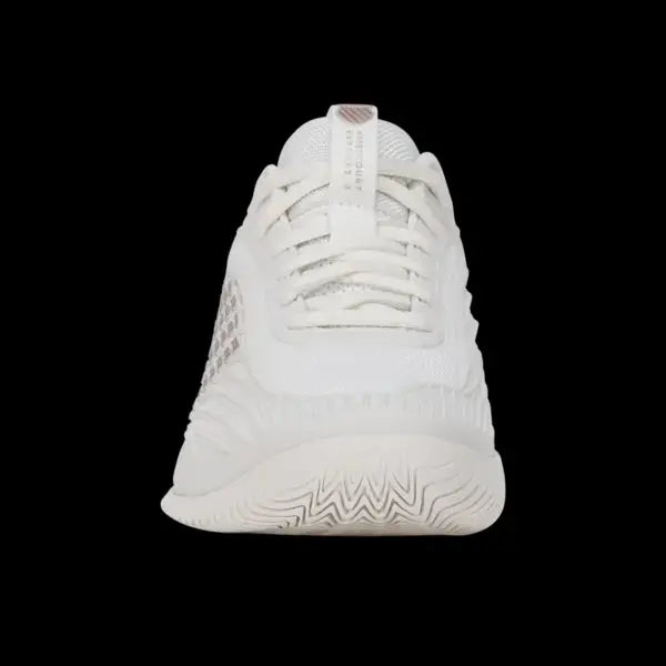 KSwiss Women's Tennis Shoes Hypercourt Express 3 - All Court - Blanc de Blanc/Rose Gold