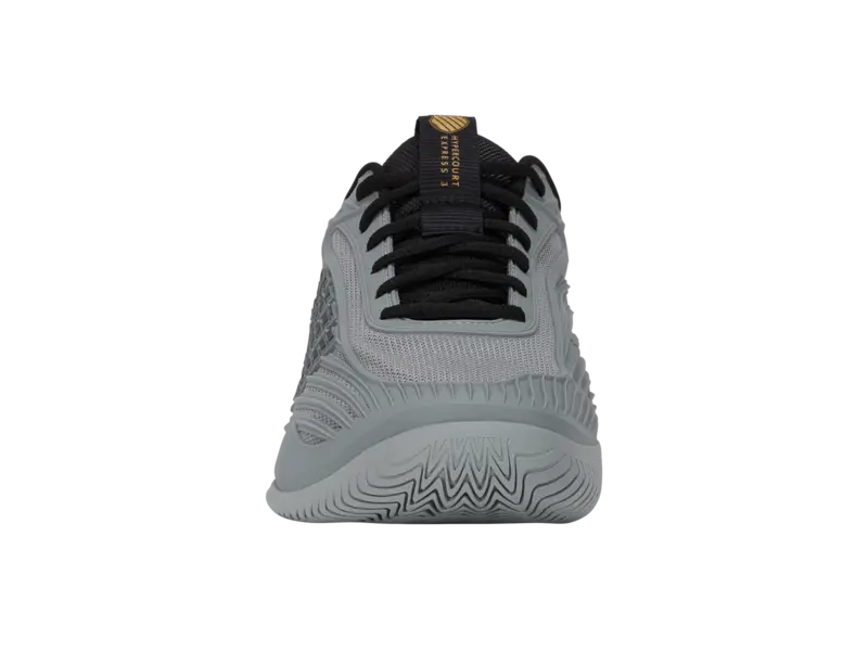 KSwiss Men's Tennis Shoes Hypercourt Express 3 - All Court - Ult Gray/Moonless /Gold