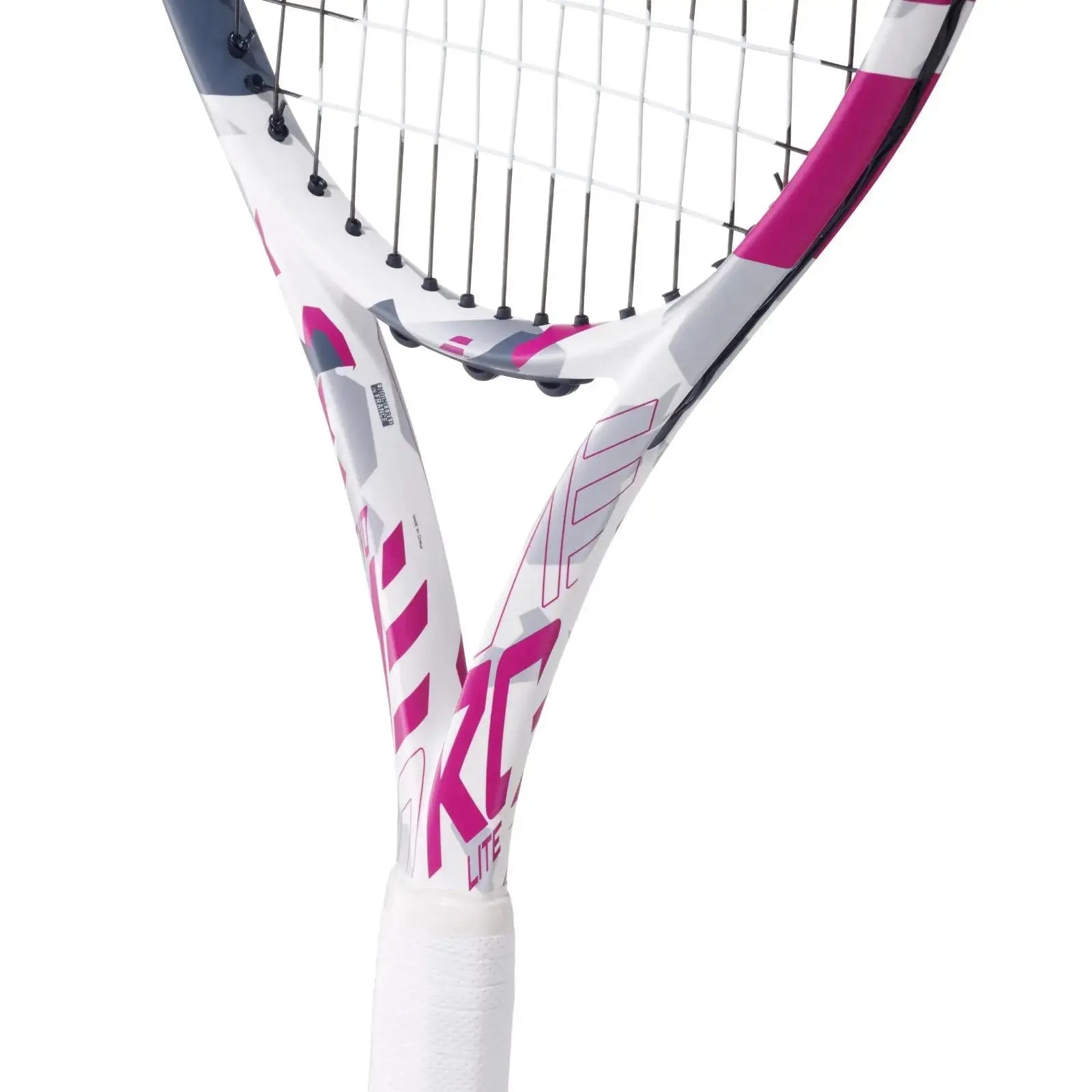 Babolat Evo Aero Lite Tennis Racquet (White/Pink)