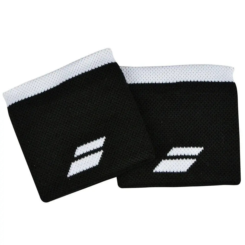 Babolat Logo Jumbo Wristband - Black - 2 Pack
