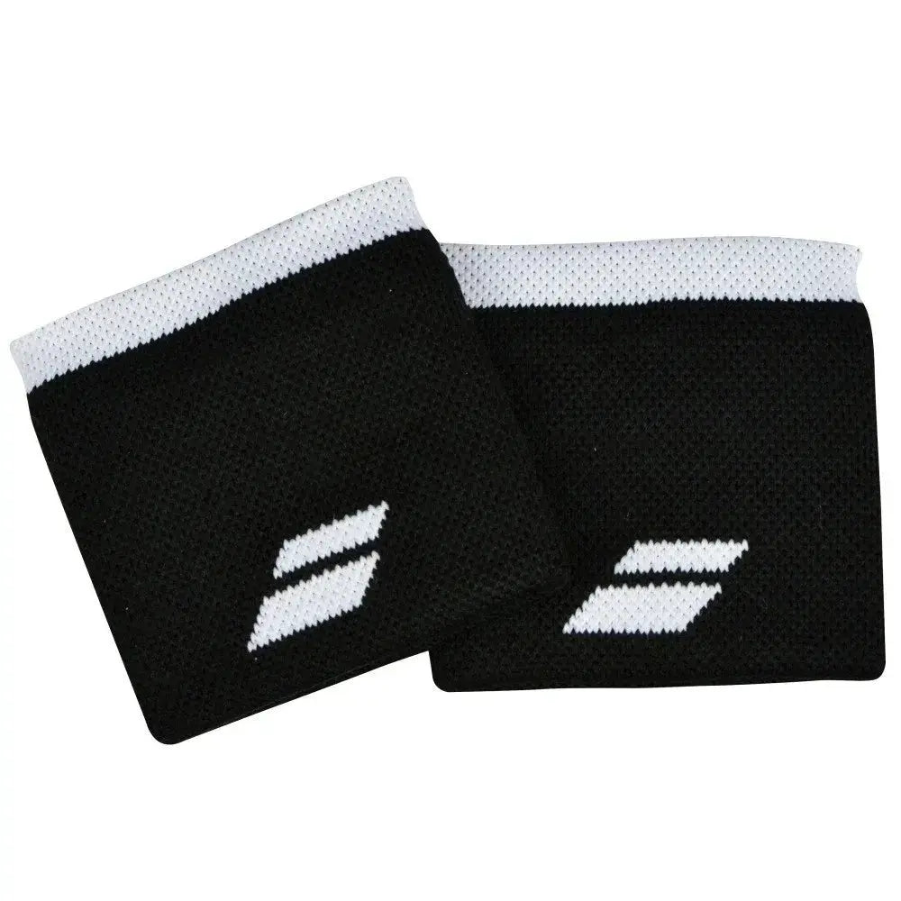 Babolat Logo Jumbo Wristband - Black - 2 Pack