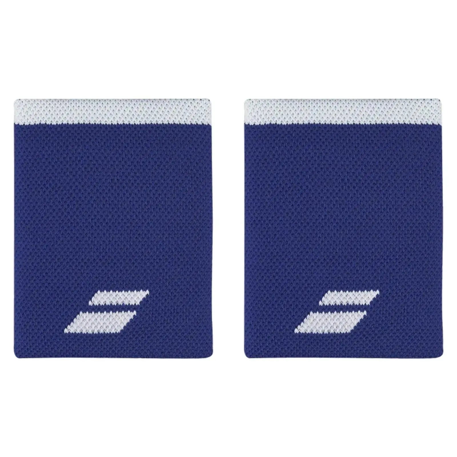 Babolat Logo Jumbo Wristband - Sodalite Blue - 2 Pack