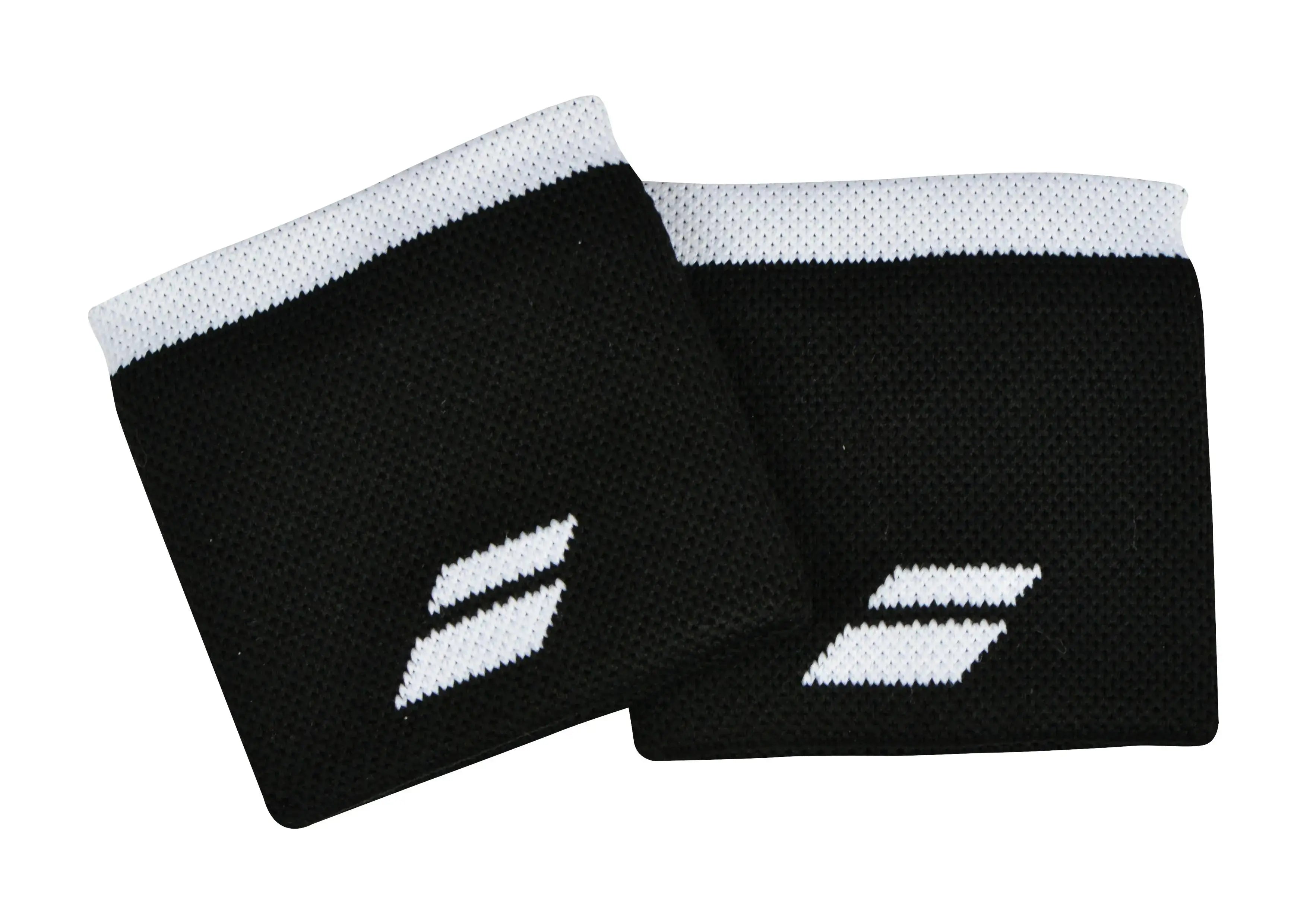 Babolat Logo Wristband - Black/White - 2 Pack