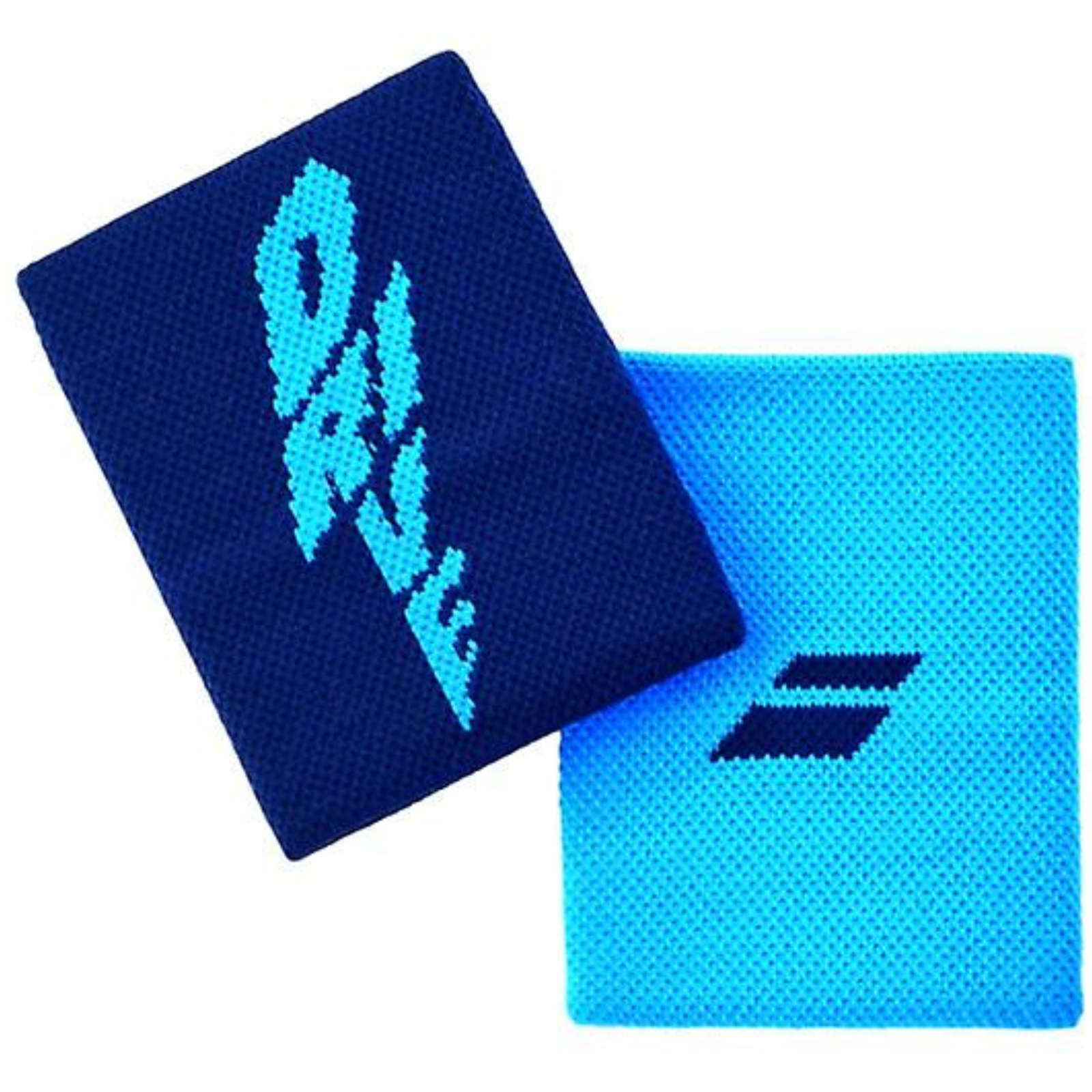 Babolat Logo Wristband Jumbo - Drive Blue - 2 Pack