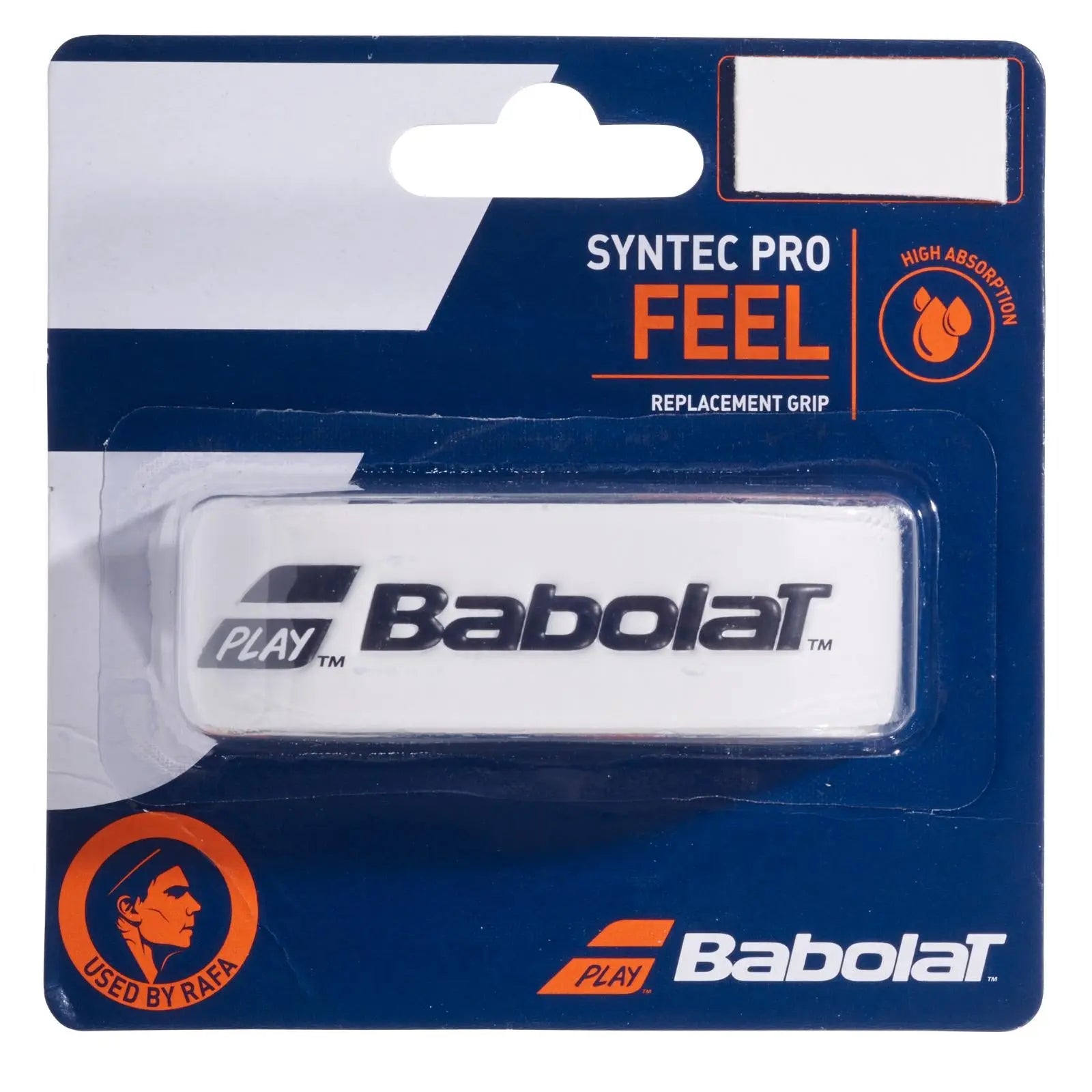 Babolat Tennis Replacement Grip Syntec PRO - White