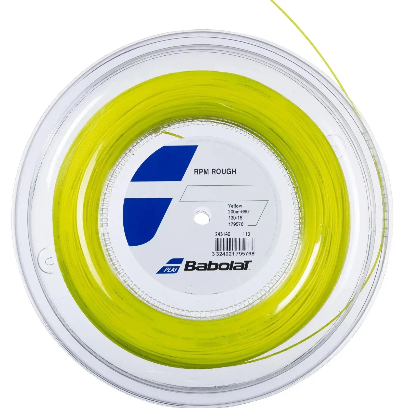 Babolat Tennis String RPM Rough 200M - 1.30 (16) - Yellow