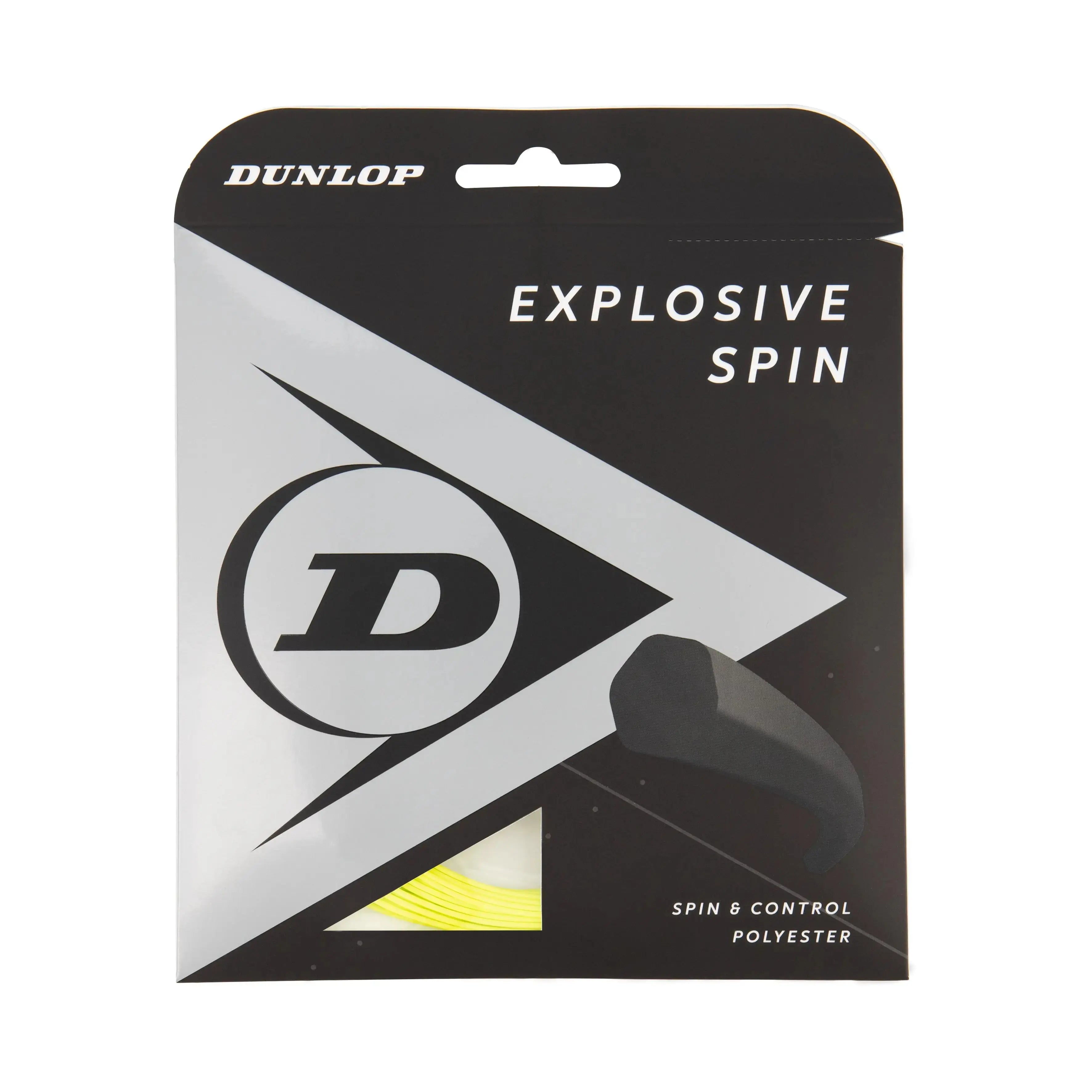 Dunlop Tennis String Explosive Spin 17G 1.25mm Set Yellow - Polyester - Shaped
