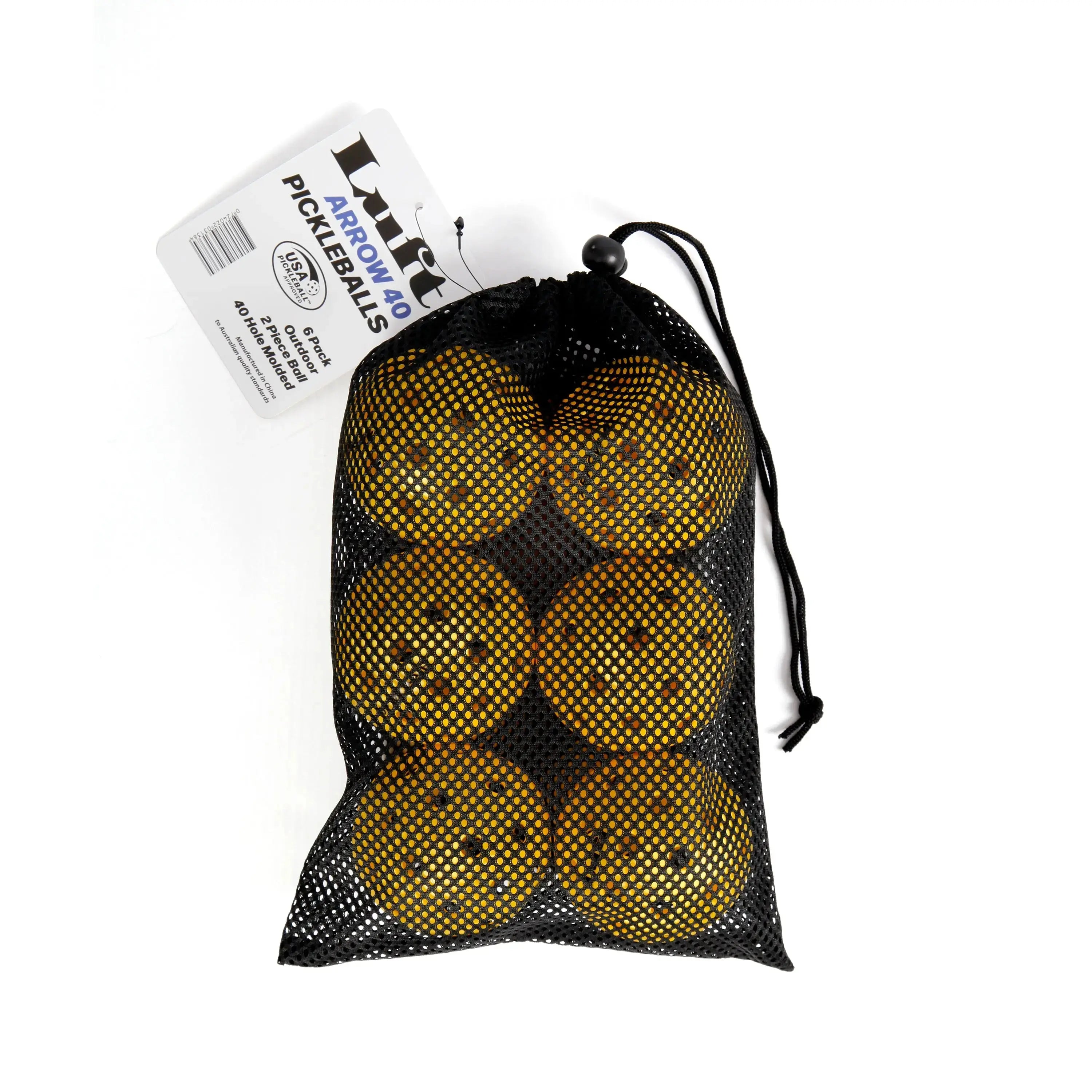 Luft Pickleball Ball Arrow 40 - 6 Balls