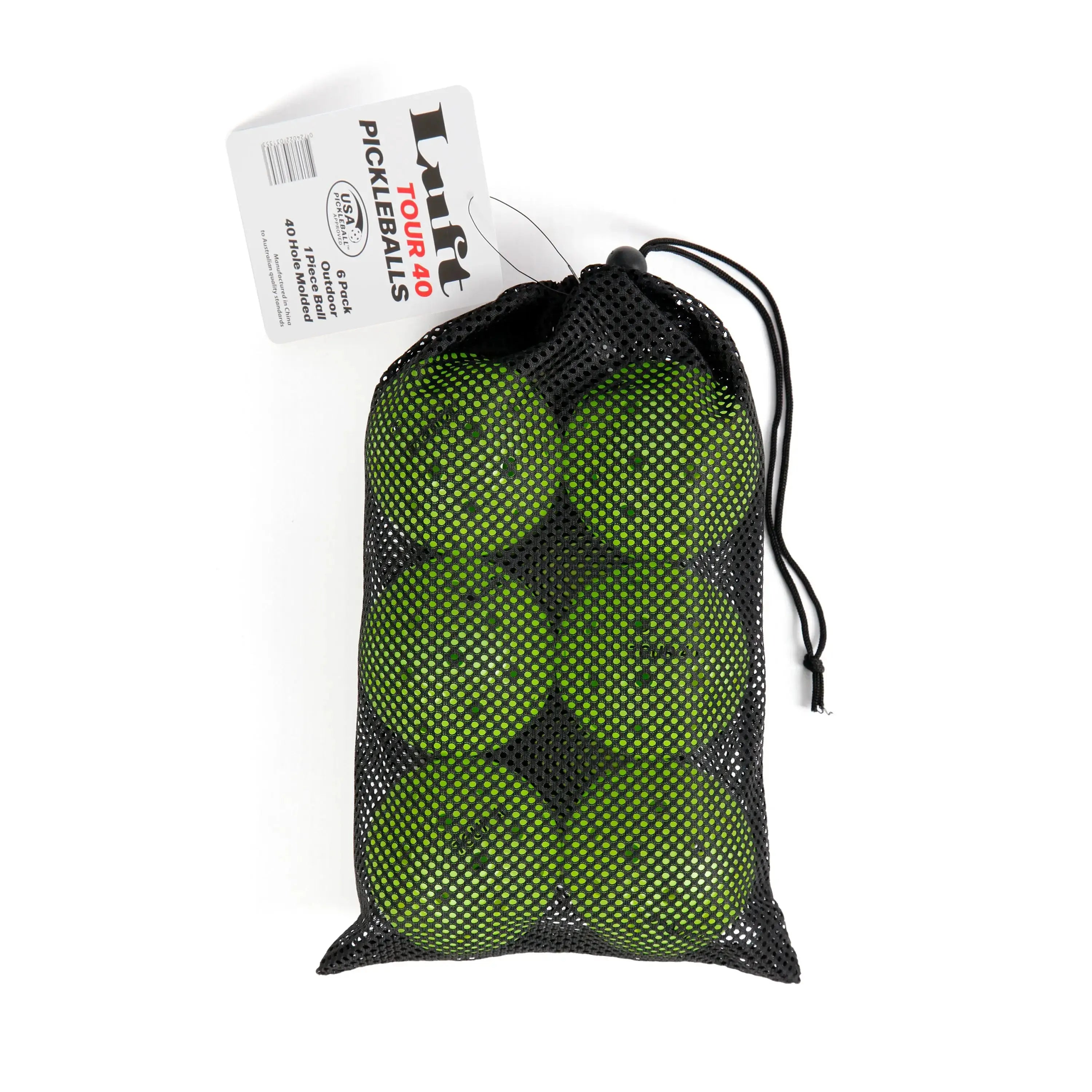 Luft Pickleball Ball Tour 40 - 6 Balls
