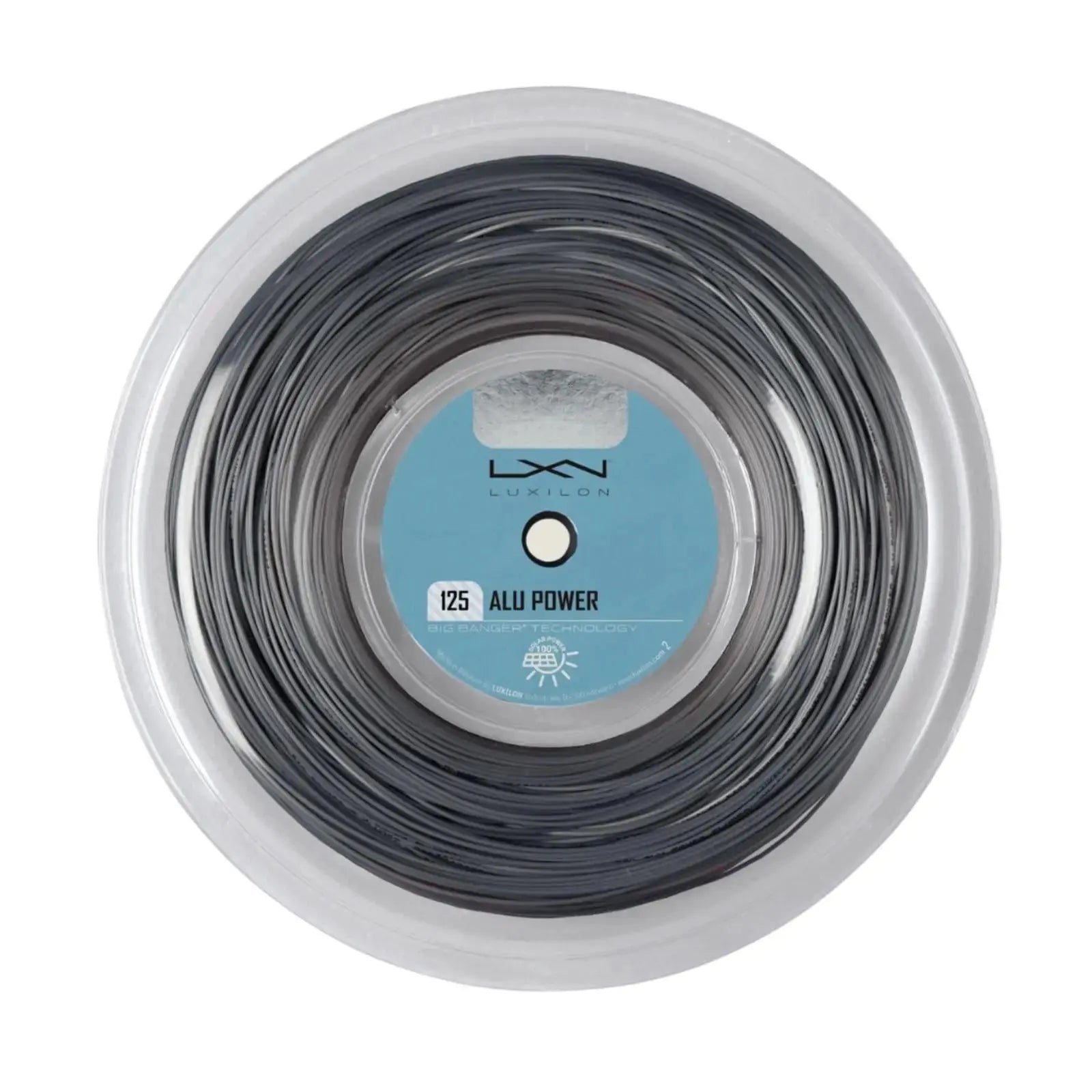 Luxilon Tennis String Alu Power 125 Silver 220M Reel