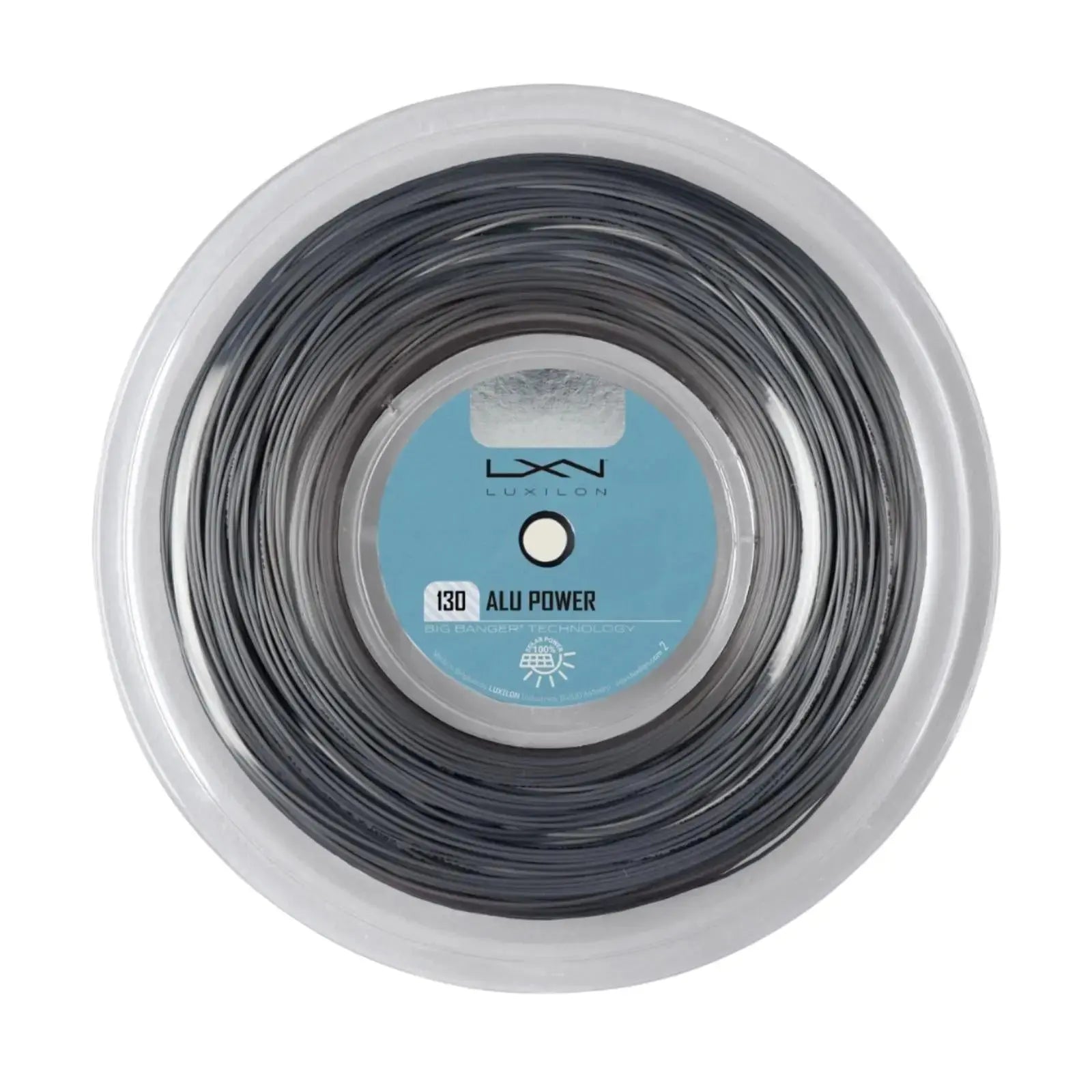 Luxilon Tennis String Alu Power 130 Silver 200M Reel