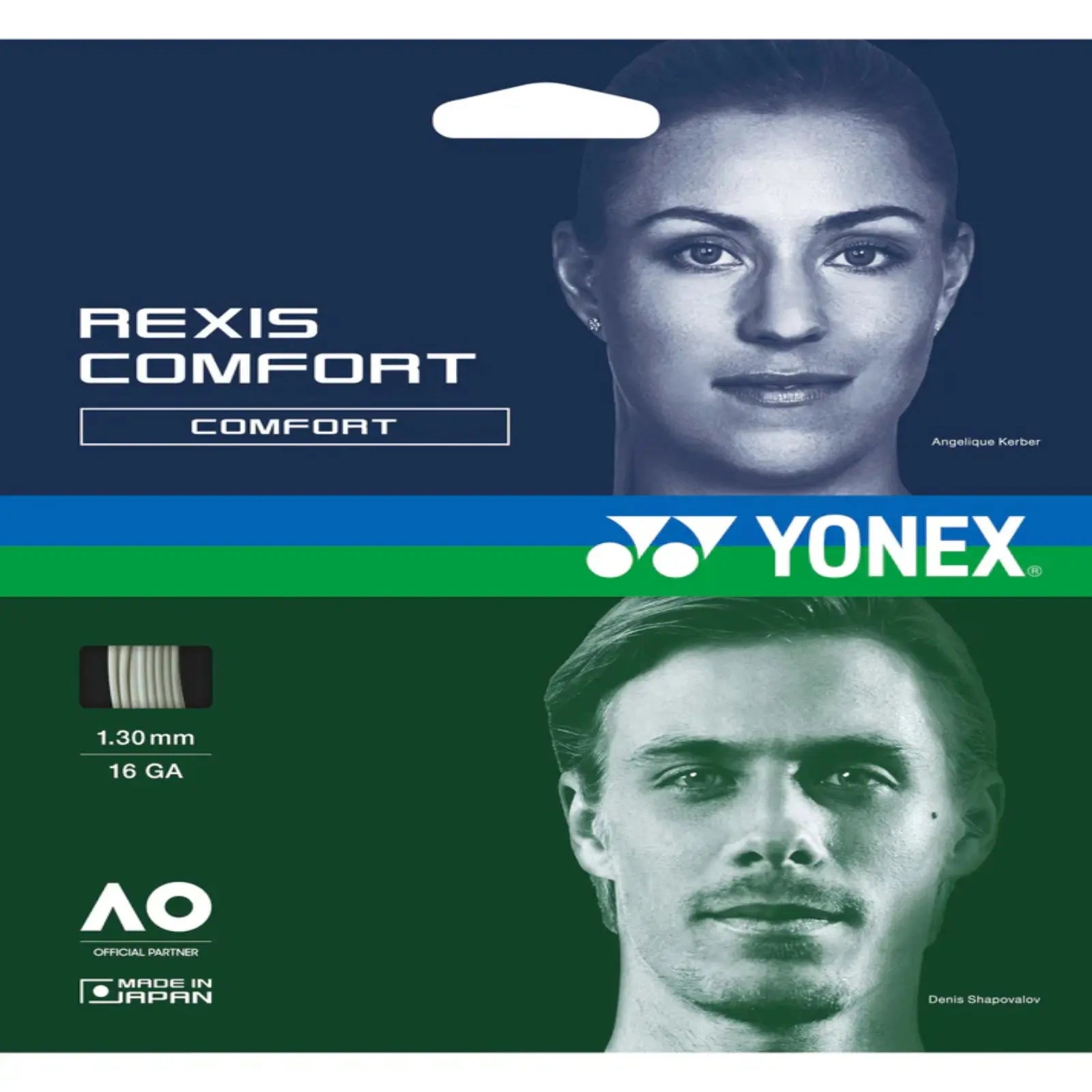 Yonex Comfort 1.30 Tennis String 12m Set-Cool White