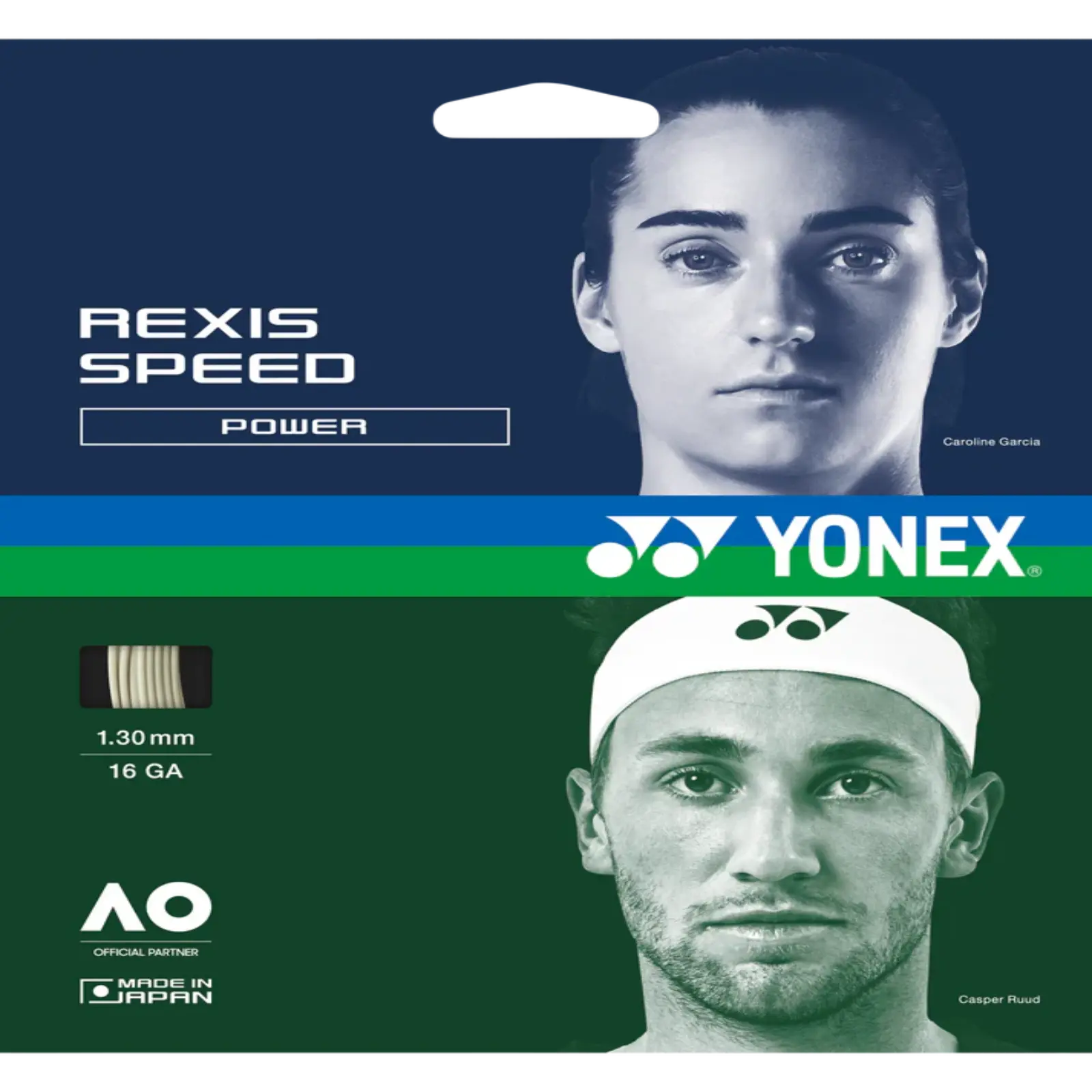 Yonex Speed 1.30 Tennis String 12m Set-White