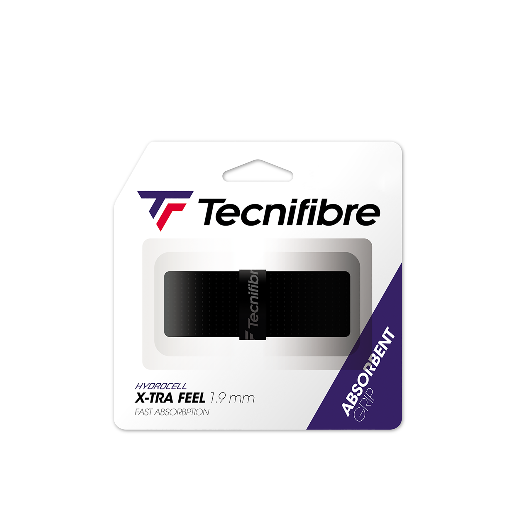 Tecnifibre Replacement Grip X- Tra Feel - Hydrocell Bond 1.9Mm - Black