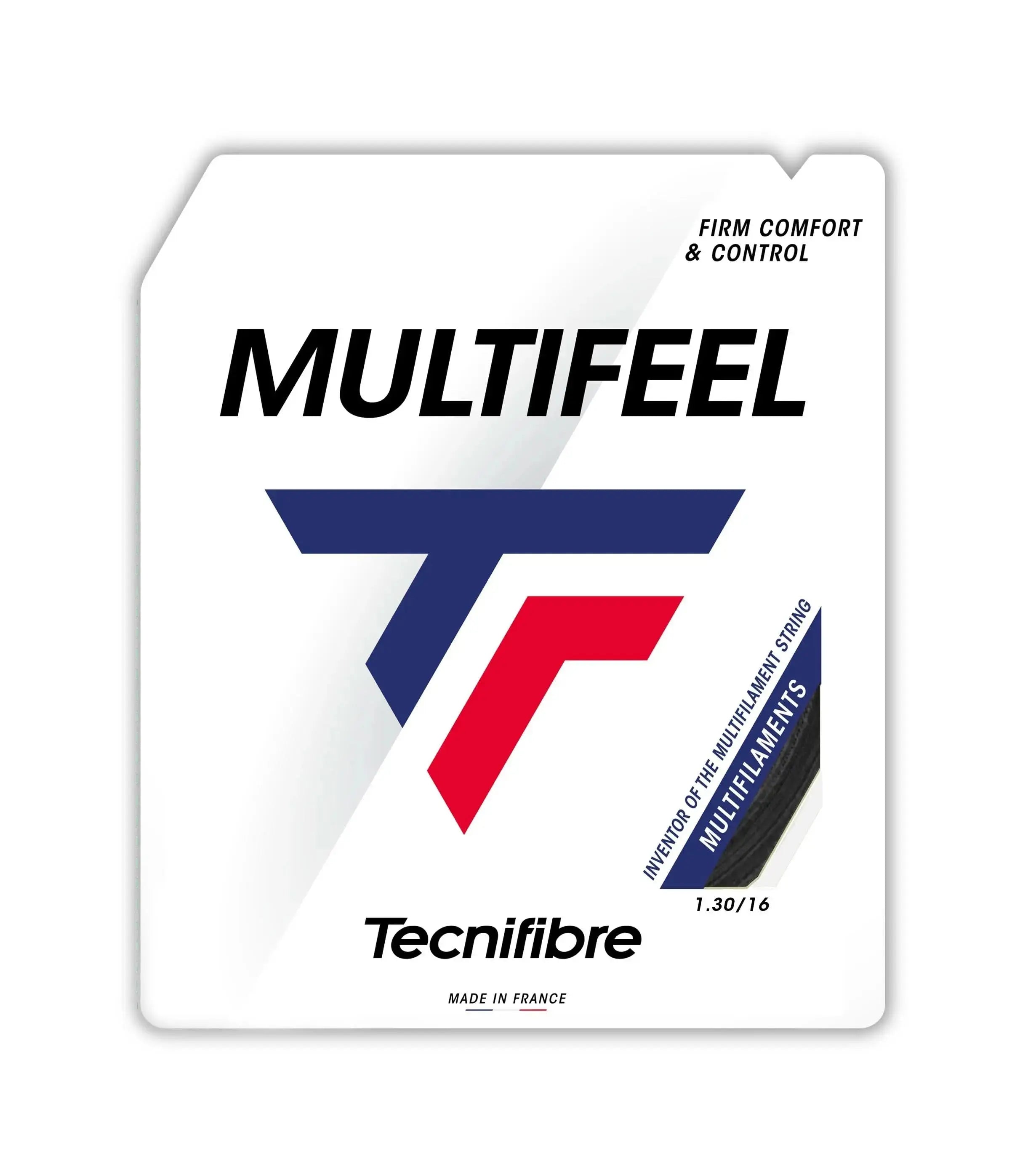 Tecnifibre Tennis String Multifeel - Black - 1.3 - Multifilament