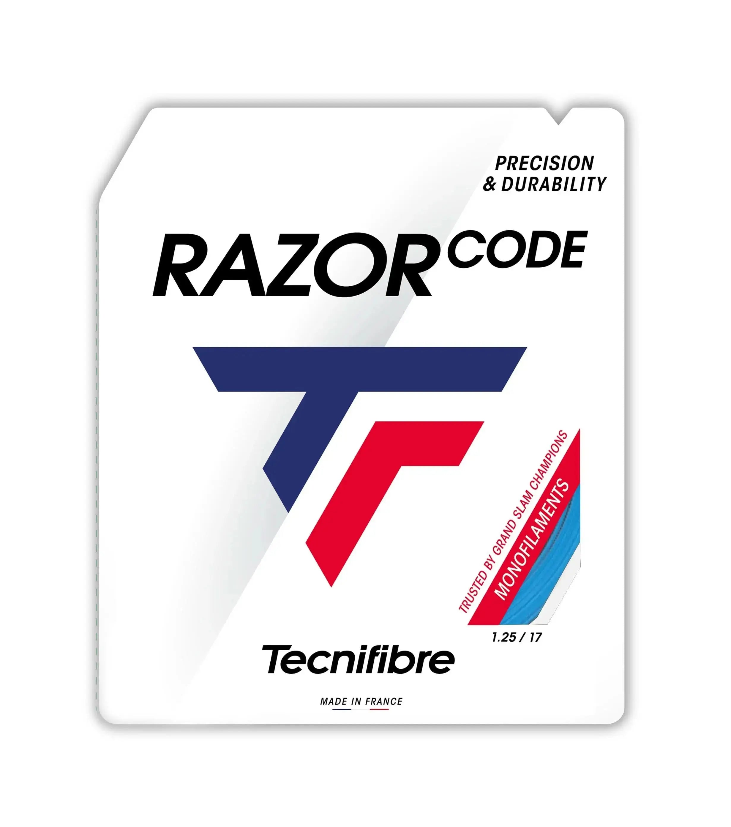 Tecnifibre Tennis String Razor Code - Blue - 1.25 - Polyester