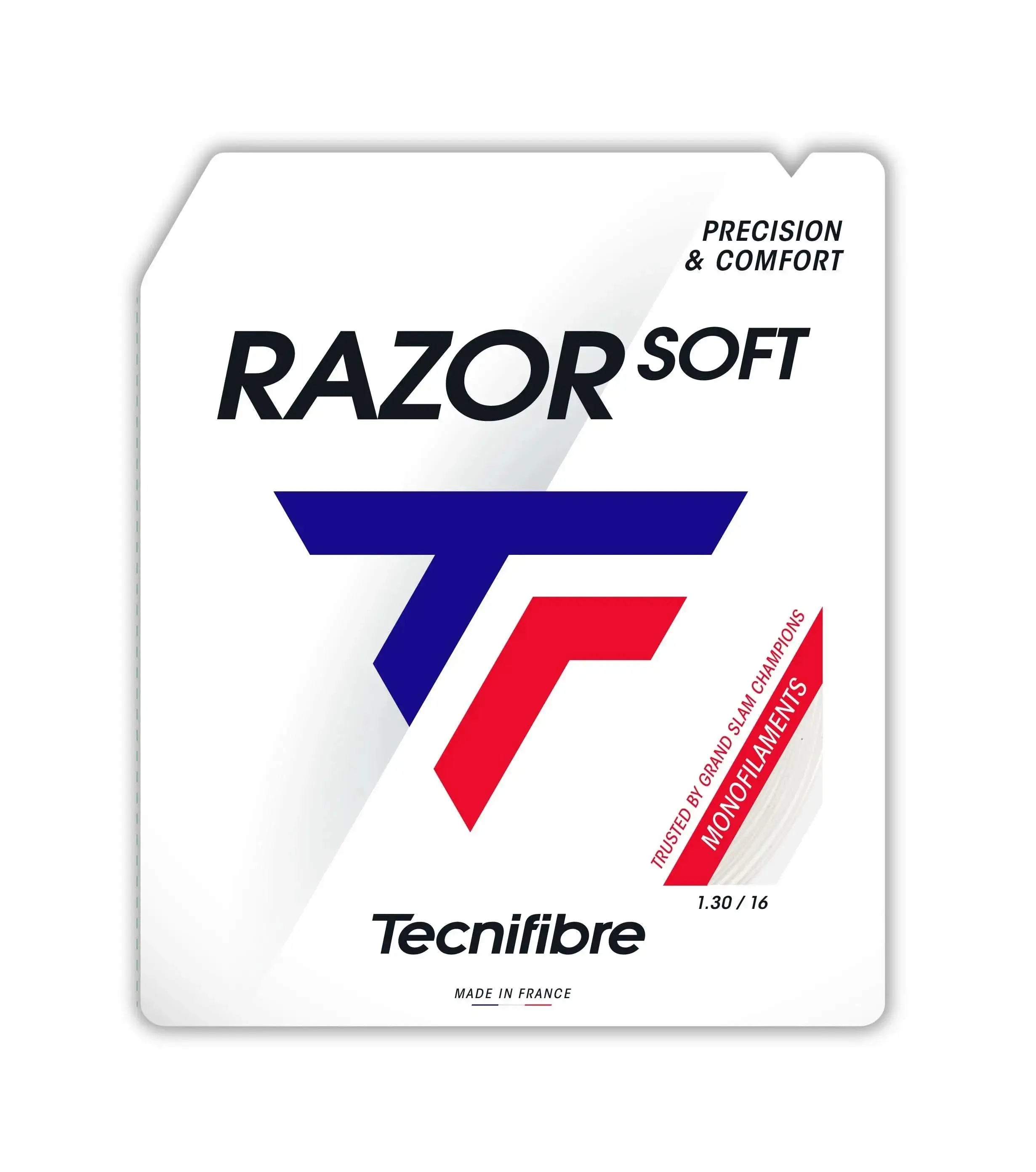 Tecnifibre Tennis String Razor Soft - White - 1.3 - Polyester