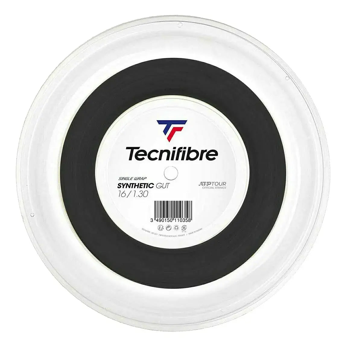 Tecnifibre Tennis String Synthetic Gut 200M - Black - 1.30