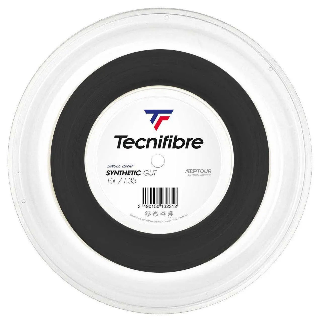 Tecnifibre Tennis String Synthetic Gut 200M - Black - 1.35