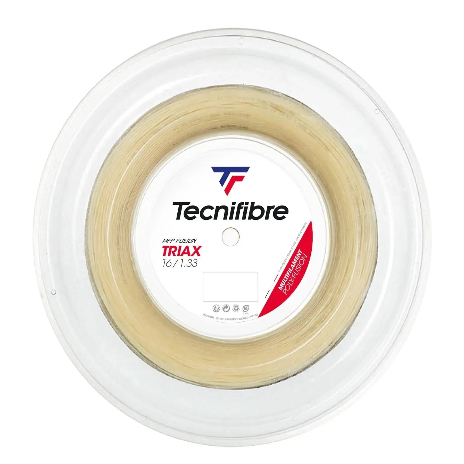 Tecnifibre Tennis String Triax 200M - Natural - 1.33 - Polyfusion