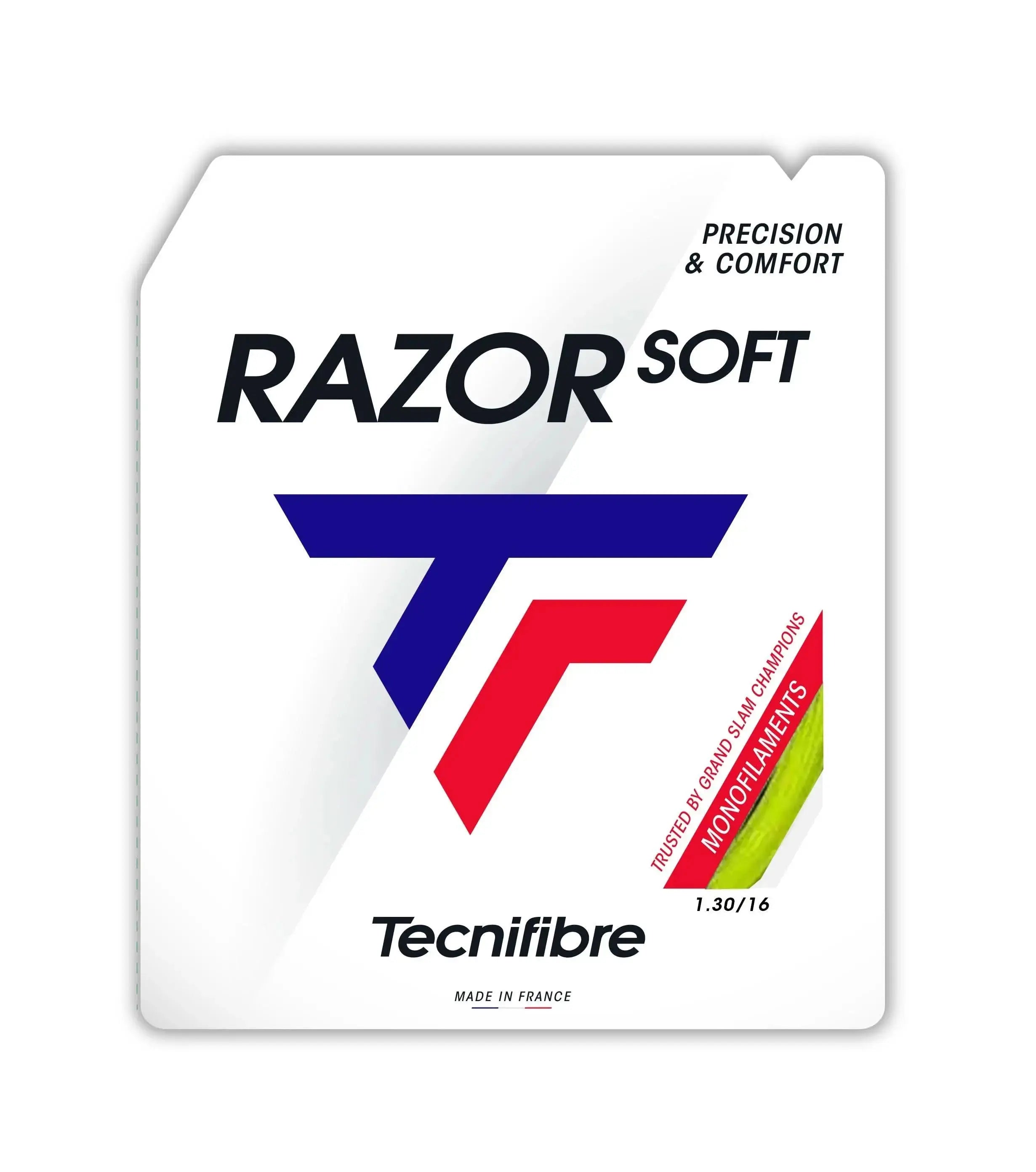 Tecnifibre Tennis String Triax Razor Soft - Lime - 1.3 - Polyester
