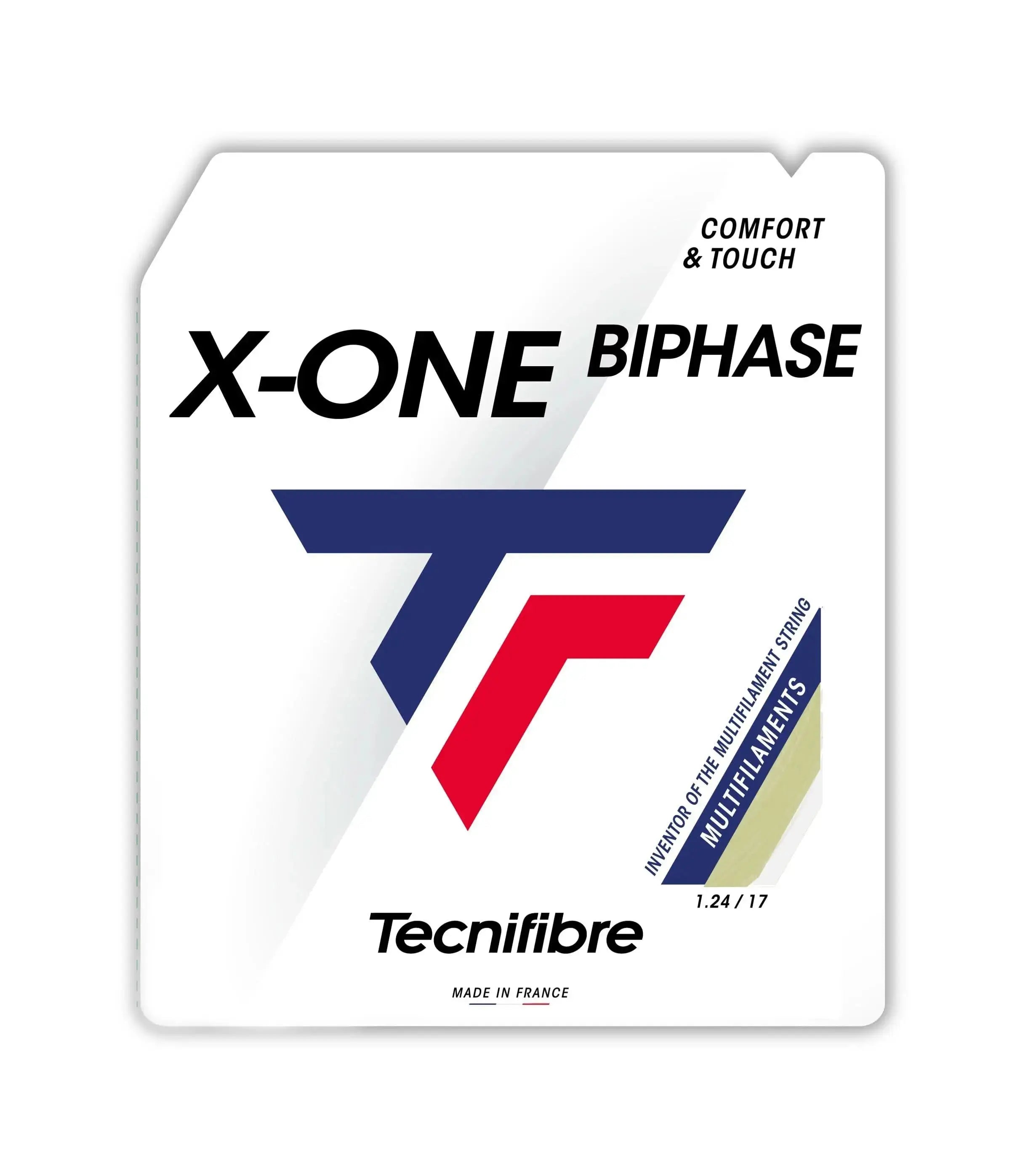 Tecnifibre Tennis String X-One Biphase - Natural - 1.24 - Multifilament