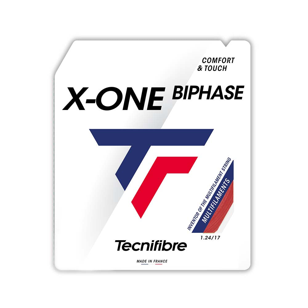 Tecnifibre Tennis String X-One Biphase - Red - 1.24 - Multifilament