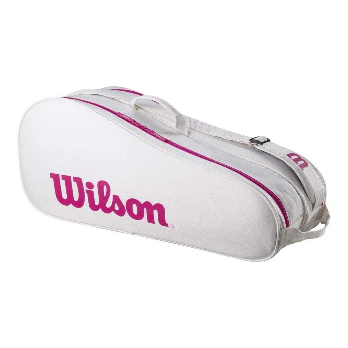 Wilson Advantage Bag Off White Pink 6 Racquets
