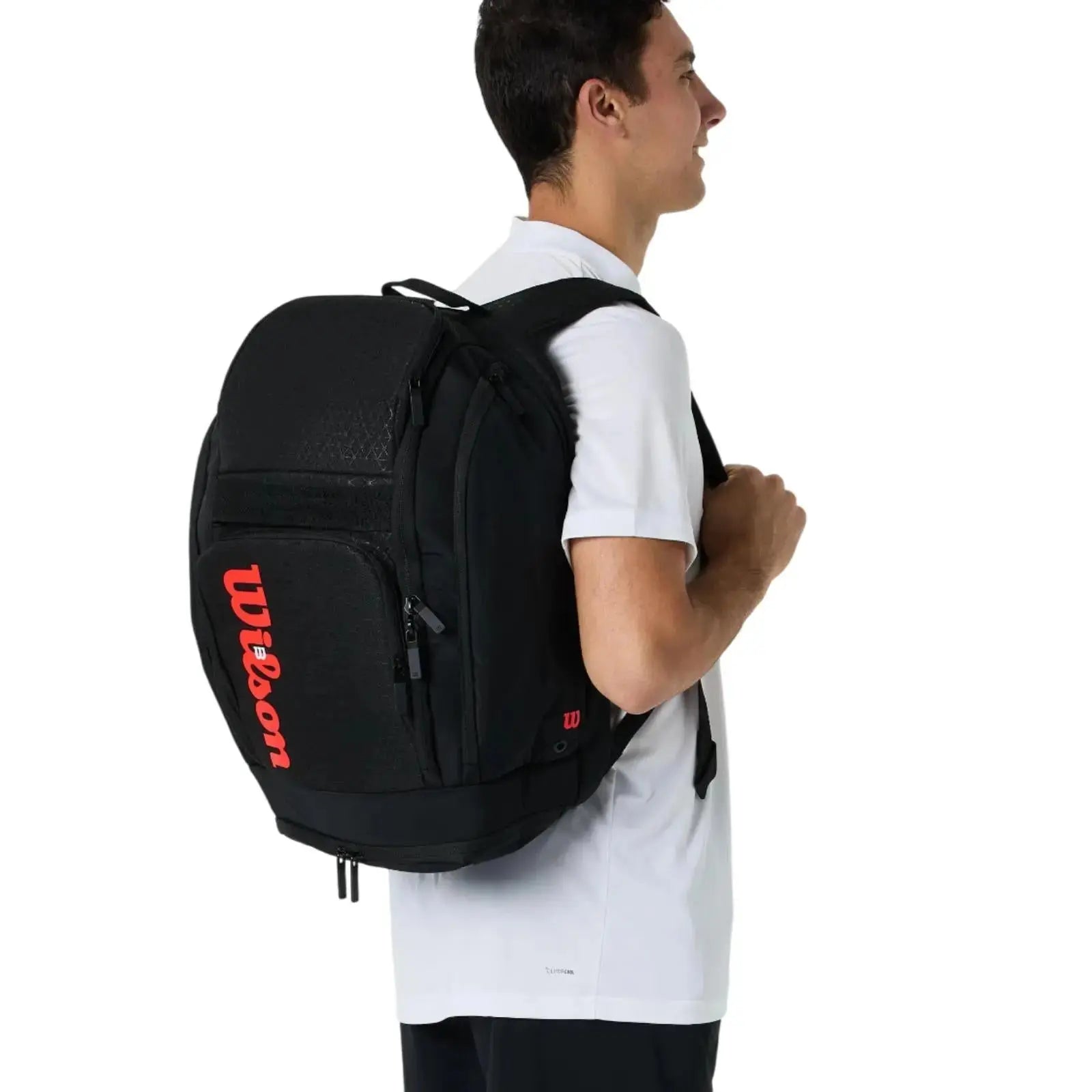 Wilson Tennis Bag Super Tour Clash v3 Backpack - Black Infra Red