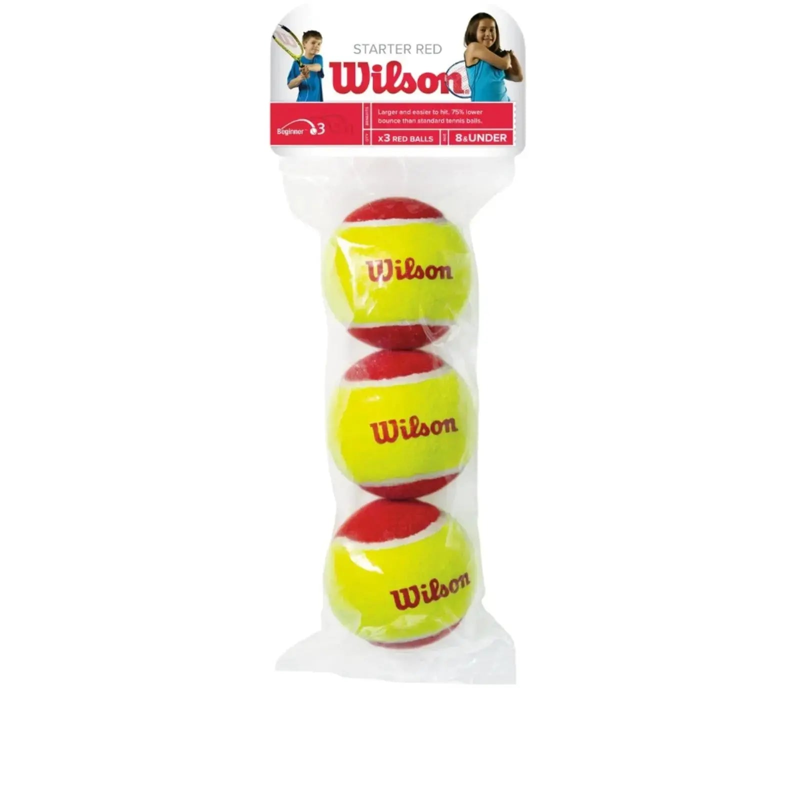 Wilson Tennis Ball Starter Red Tball 3 Pack