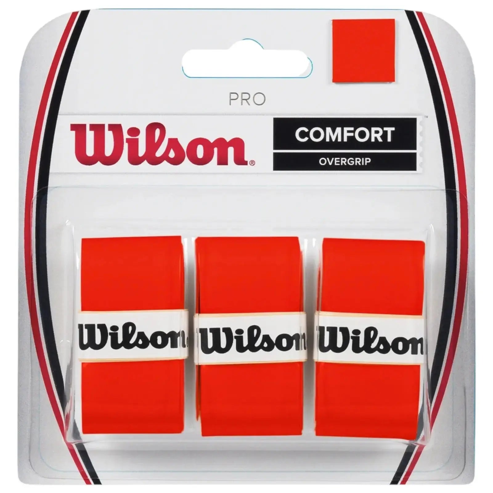 Wilson Tennis PRO Overgrip-Orange - 3 Pack