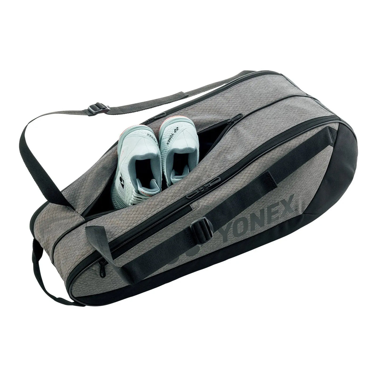 Yonex Team Racquet Bag 6 Racquets-Gray/Black