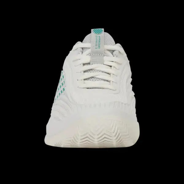 KSwiss Women's Tennis Shoes Hypercourt Express 3 - Clay Court - Blanc / Gray/Baltic