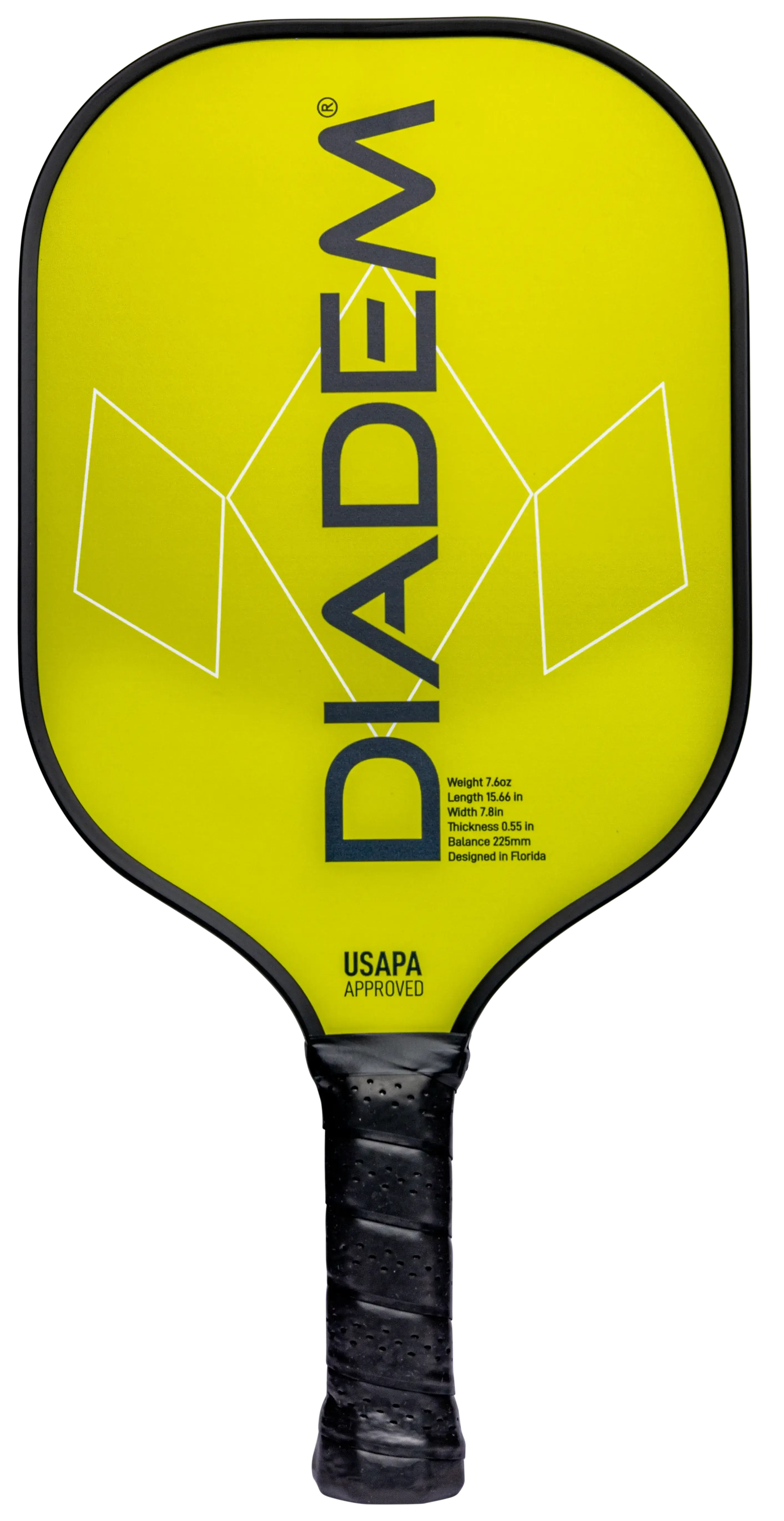 Diadem Pickleball Paddle Hero - Yellow V2