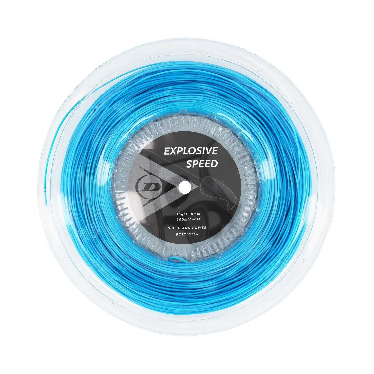 Dunlop Tennis String Explosive Speed 16G 200M Reel Blue - Polyester - Round