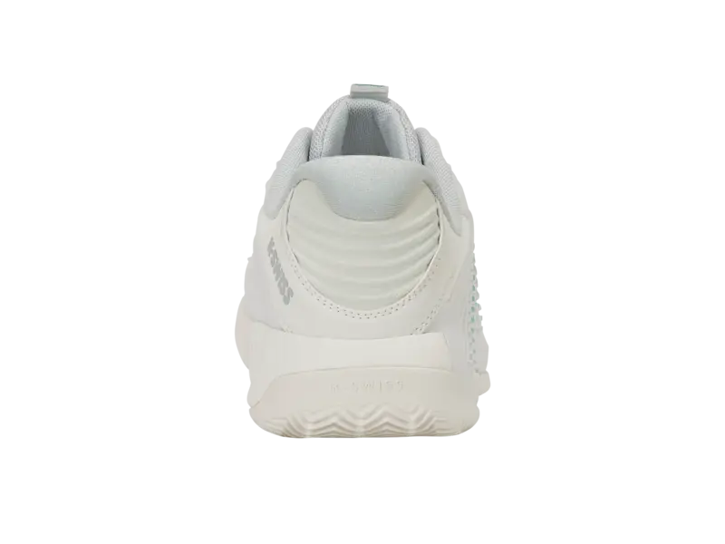 KSwiss Women's Tennis Shoes Hypercourt Express 3 - Clay Court - Blanc / Gray/Baltic