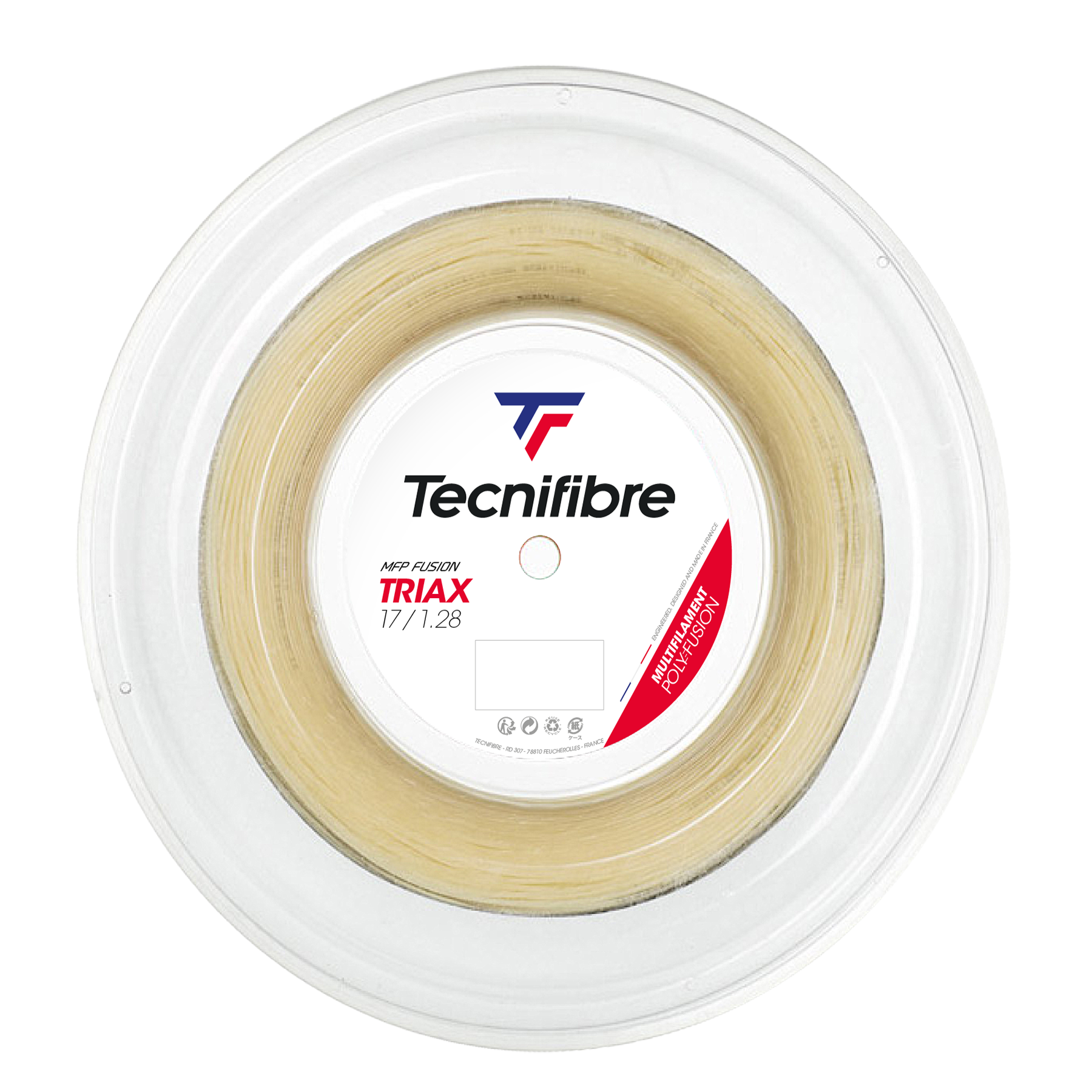 Tecnifibre Tennis String Triax 200M - Natural - 1.28 - Polyfusion