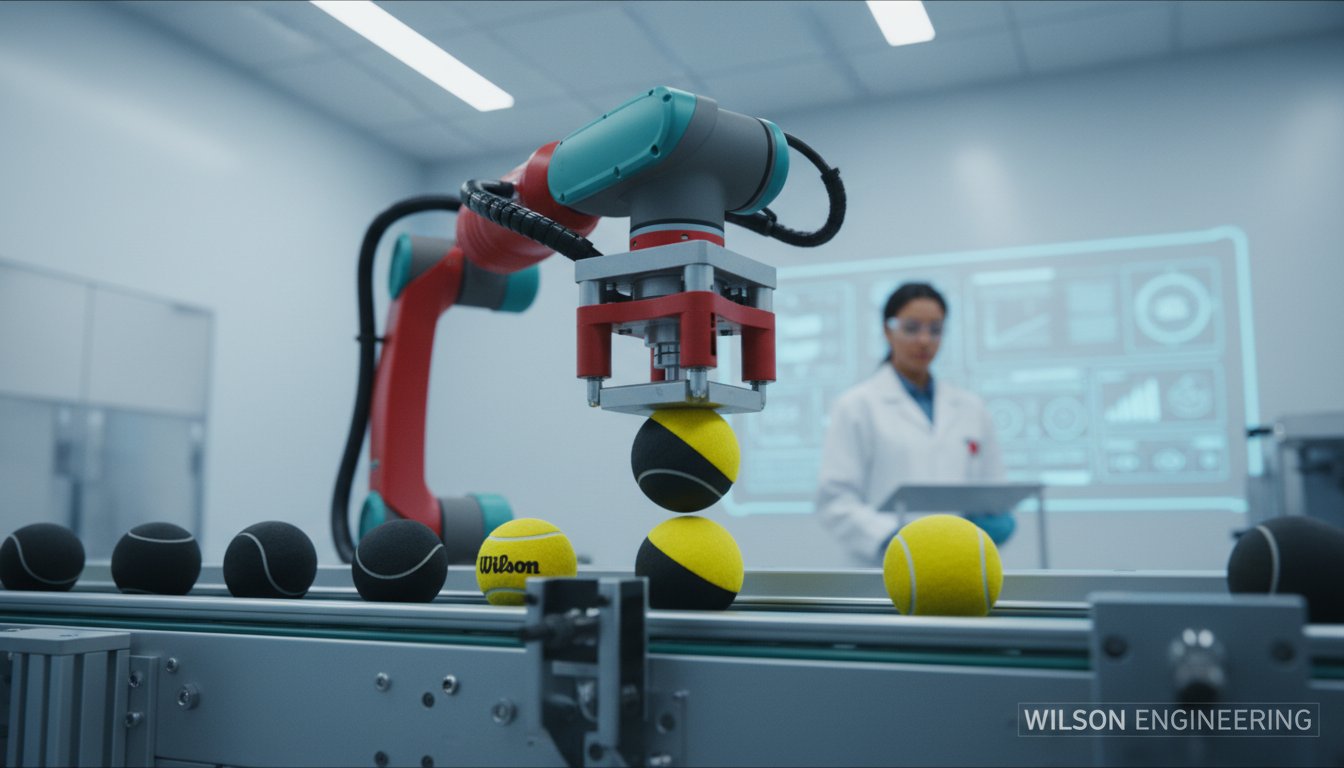 The 24-Step Manufacturing Process of a Wilson Tennis Ball: From Factory to Forehand