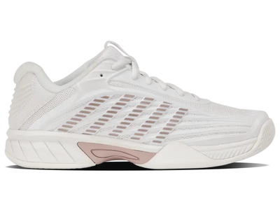 KSwiss Junior Tennis Shoes Hypercourt Express 3 - All Court - White/Rose/Violet Ice