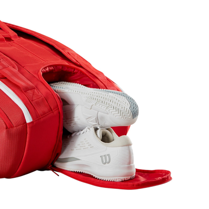 Wilson Tennis Bag Super Tour Red 15 Racquets