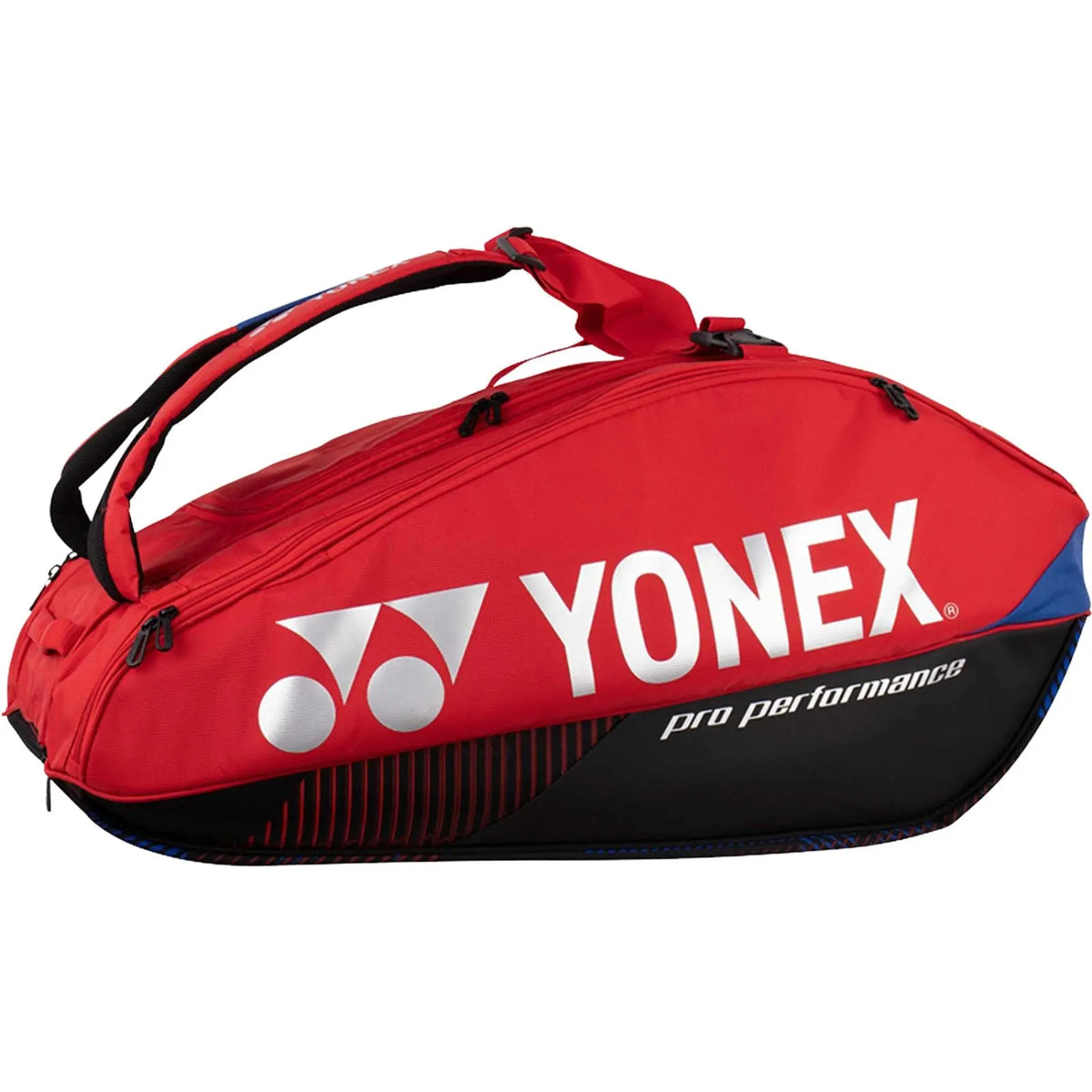 Yonex Pro Tennis Racquet Bag 6 Racquets-Scarlet Red