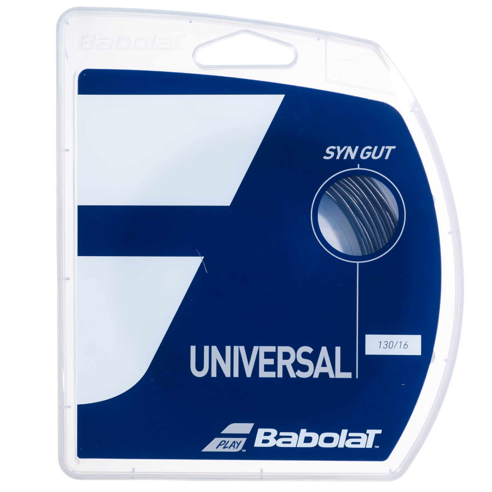 Babolat Tennis String Synthetic Gut 12M - 1.30 (16) - Black