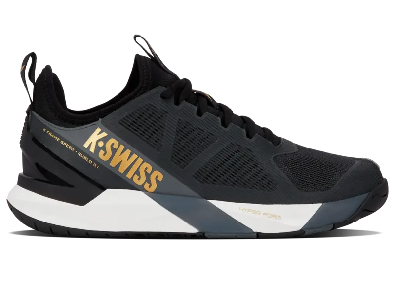 KSwiss Men's Tennis Shoes K-Frame Rublo - All Court - Moonless Night/Blanc