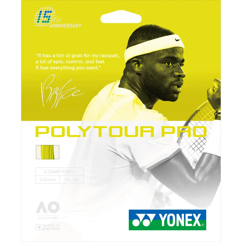 Yonex Tour Pro 15th Anniversary Limited 125 Tennis String Set-Flash Yellow
