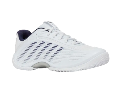 KSwiss Men's Tennis Shoes Hypercourt Express 3 - Clay Court - White/Peacoat/Silver