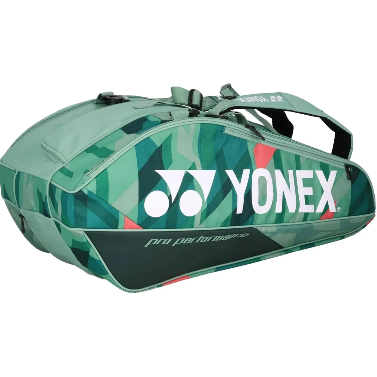 Yonex Pro Tennis Racquet Bag 12 Racquets-Olive Green