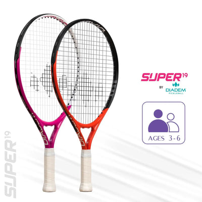Diadem Junior Tennis Racquet Super 19 Pink